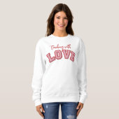 Sweatshirt Enseignement avec Amour (Devant entier)