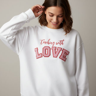 Sweatshirt Enseignement avec Amour