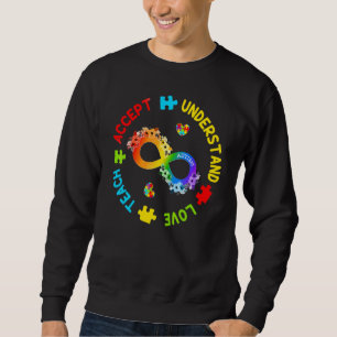 Sweatshirt Enseigner Accepter Comprendre Aimer Autisme Sensib