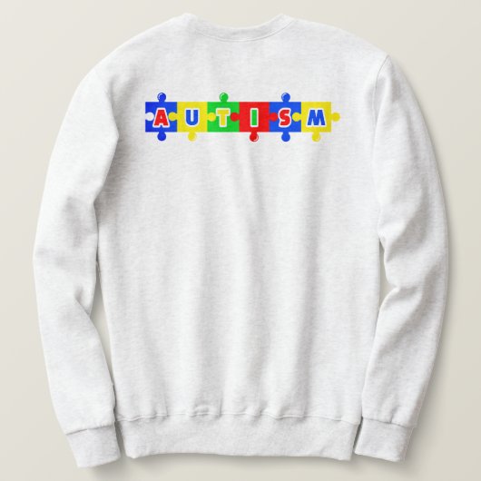 Sweatshirt Ensemble autisme (Design dos)