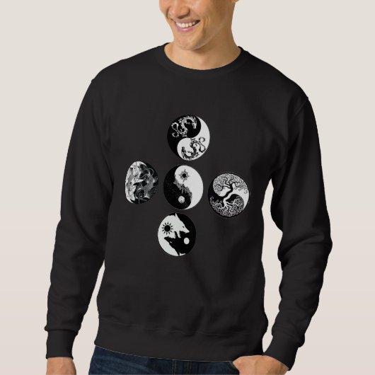 Sweatshirt Ensemble de cadeaux pour les esprits animaux de Yi (Devant)