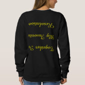 Sweatshirt « Ensemble est ma résolution préférée » (Dos)