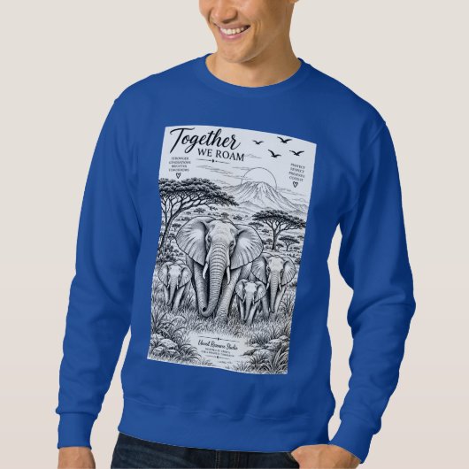 Sweatshirt Ensemble Nous Errons (Devant)
