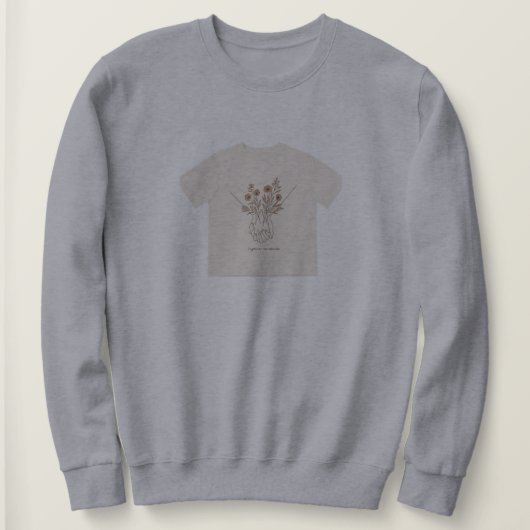 Sweatshirt Ensemble Nous Fleur Tee (Design devant)