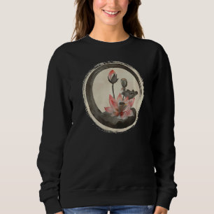 Sweatshirt Enso Zen Circle Et Lotus