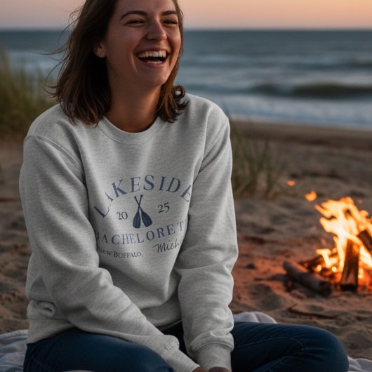 Sweatshirt Enterrement de vie de jeune fille classique au bor
