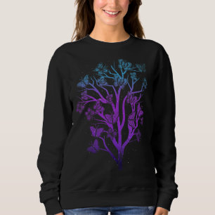 Sweatshirt Entomologie des papillons colorés Animal B