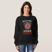 Sweatshirt Entraîner des Archers Est Mon Heure Heureuse Arc (Devant entier)