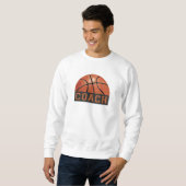 Sweatshirt Entraîneur de basket-ball (Devant entier)