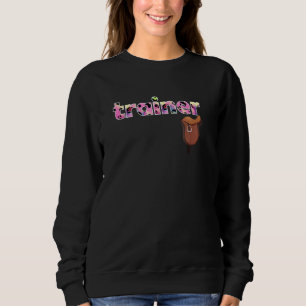 Sweatshirt Entraîneur de Cheval de Dressage Équitation