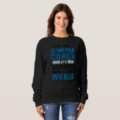 Sweatshirt Entraîneur de natation (Devant entier)