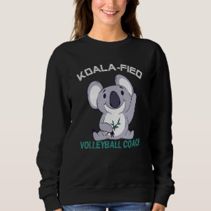 Sweatshirt Entraîneur de volleyball Koalafied Qualifié