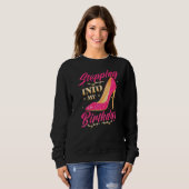 Sweatshirt Entrée Dans Mes Femmes D'Anniversaire (Devant entier)