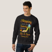 Sweatshirt Entrée Dans Mon Anniversaire De Janvier Comme Une (Devant entier)