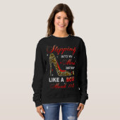 Sweatshirt Entrée En Mon 18 Mars Anniversaire Comme Un Patron (Devant entier)