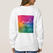 Sweatshirt Entreprise Logo Femme Double Side Basic (Dos)