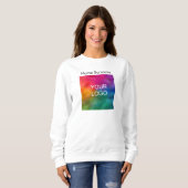 Sweatshirt Entreprise Logo Femme Double Side Basic (Devant entier)