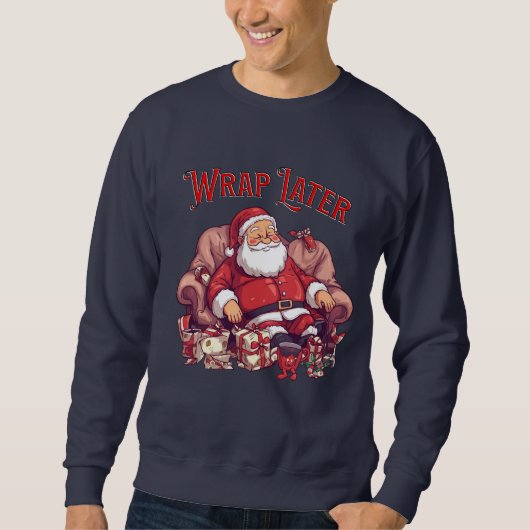 Sweatshirt Enveloppez plus tard (Devant)
