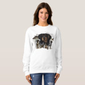 Sweatshirt Épagneul breton  (Devant entier)