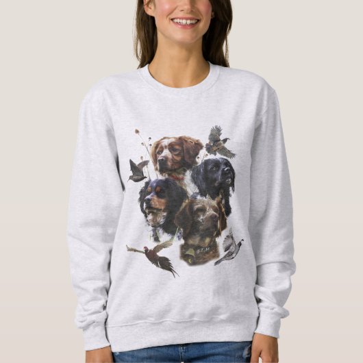 Sweatshirt Épagneul breton (Devant)