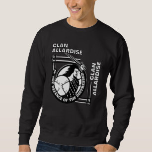 Sweatshirt Épéiste devise gaélique du clan Allardise