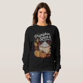 Sweatshirt Épice de citrouille automne (Devant entier)