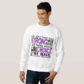 Sweatshirt Épilepsie comme nous forts sommes (Devant entier)