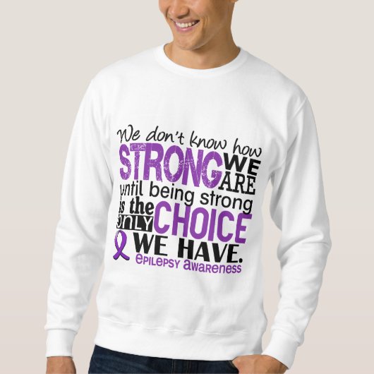 Sweatshirt Épilepsie comme nous forts sommes (Devant)
