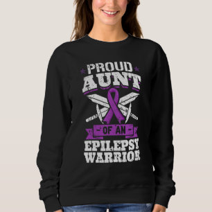 Sweatshirt Epilepsie Guerrier Tante Epileptique Saisie Troubl