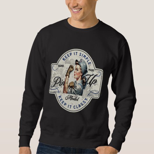 Sweatshirt Épingle mécanique (Devant)