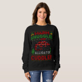 Sweatshirt Épingles Chaudes Et Boucles D'Alligator Épais Alli (Devant entier)