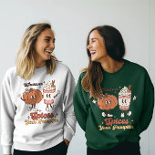 Sweatshirt Épinglez Votre Citrouille, Chemise Vibes Automne,