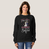 Sweatshirt Épouse mariage Qui Te Trouve Encore Plus Difficile (Devant entier)