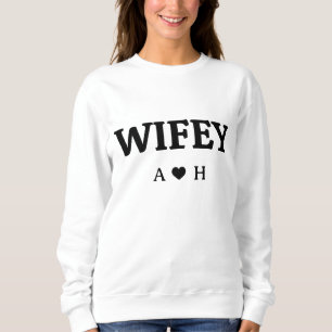 Sweatshirt Épouse personnalisée 2026 Mariée sur mesure, Fianc