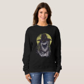 Sweatshirt Épouvantail d'Halloween effrayant (Devant entier)