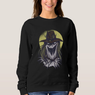 Sweatshirt Épouvantail d'Halloween effrayant