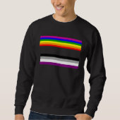Sweatshirt Equal Sign Ace Flag Asexual Lesbian Equality Suppo (Devant)