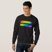 Sweatshirt Equality LGBT Pride Awareness Month Gay Lesbian LG (Devant entier)