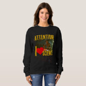 Sweatshirt Équation hyperbolique : 'J'aime la science (jusqu' (Devant entier)