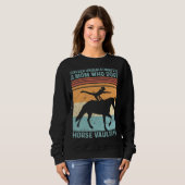 Sweatshirt Equestrian Horse Vaulting Retro (Devant entier)