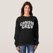 Sweatshirt Équipage Cousin | Retro Matching Cousin Famille Ré (Devant entier)