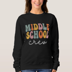 Sweatshirt Équipage de collège rétro funky vintage premier jo