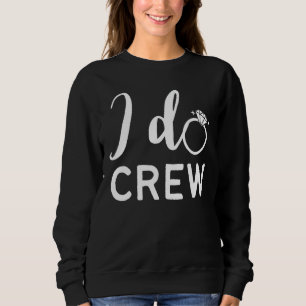 Sweatshirt Équipage de noces de mariage de la mariée enterrem