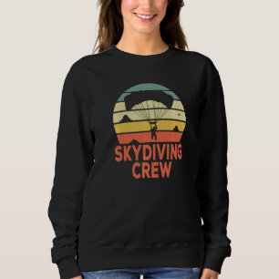 Sweatshirt Équipage de parachutisme en parachute vintage de s