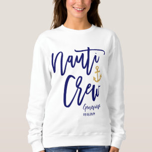 Sweatshirt Équipage Nauti Demoiselle d'honneur nautique
