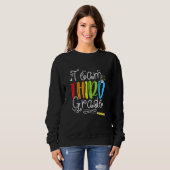 Sweatshirt Équipe 3e Enseignant de 3e année Retour à l'école (Devant entier)