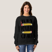 Sweatshirt Équipe 4e année de retour à l'école Enseignants Ét (Devant entier)