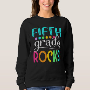 Sweatshirt Équipe 5e année Bonjour 5e année Rocks Retour à Sc