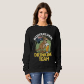 Sweatshirt Équipe australienne de boisson Drapeau australien (Devant entier)