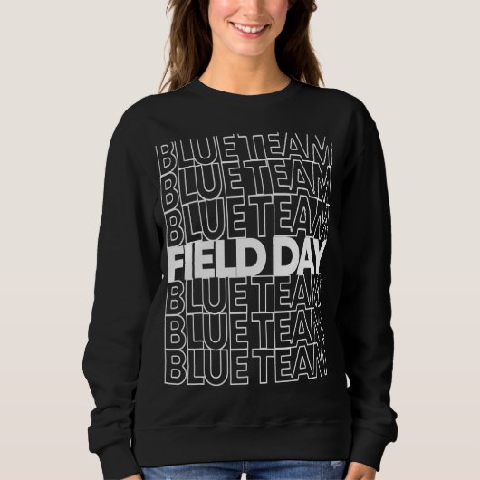 Sweatshirt Équipe Bleue du jour 1 (Devant)